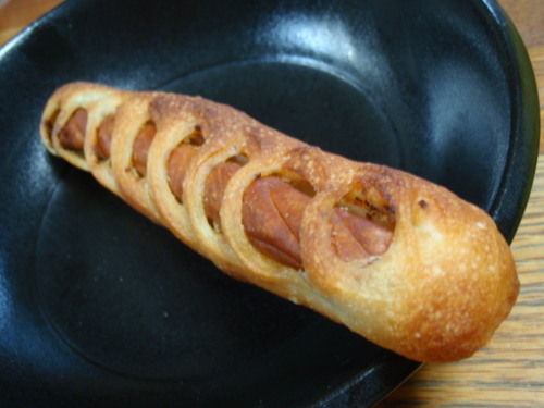 チョリソ入りのパン